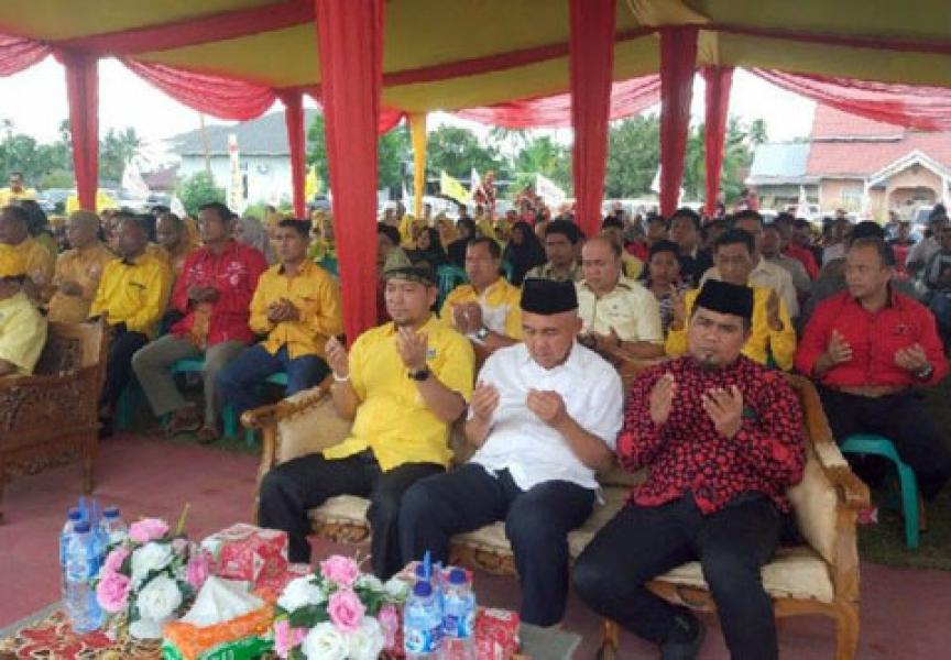 Partai Koalisi Jamin Pasangan AYO Menang Telak di Pelalawan