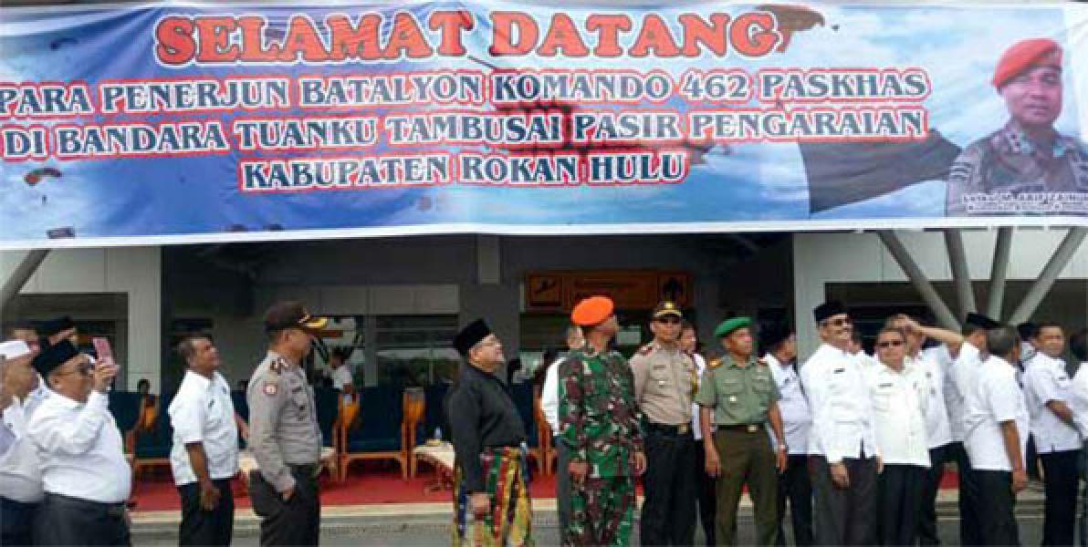 Persiapan Penyambutan Presiden Jokowi, Pemda Rohul Gelar Apel Gabungan