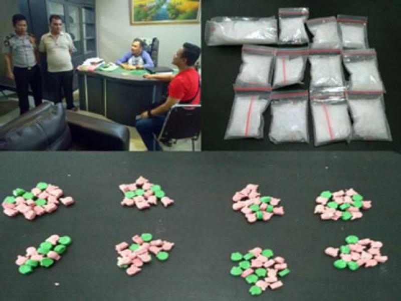 Polsek Bagan Sinembah Tangkap Bandar Narkoba, Amankan BB 12 Paket Besar Sabu