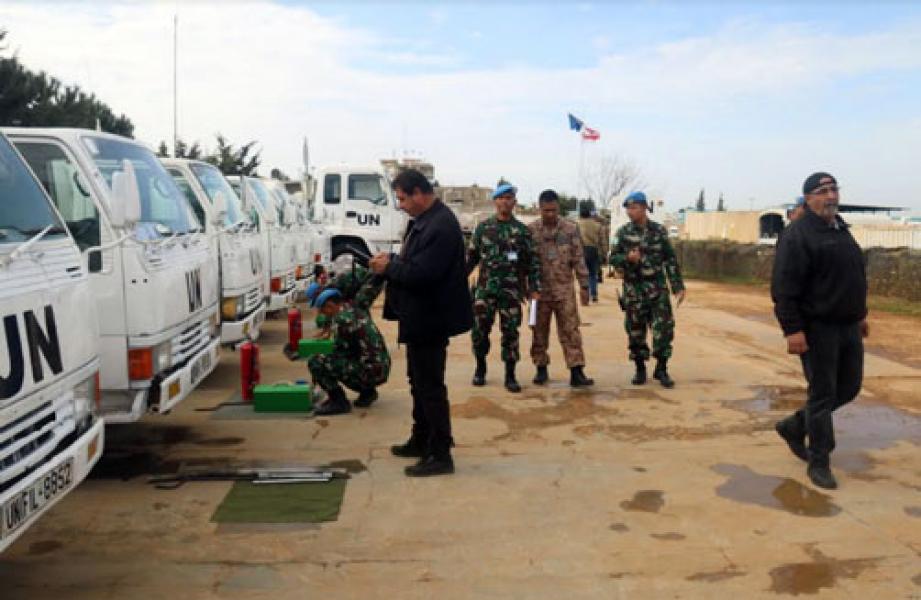Tim UNIFIL Periksa Perlengkapan Operasional Pasukan Garuda Indobatt XXIII-L