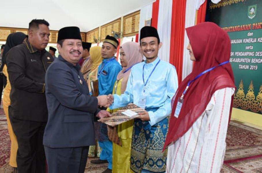 314 Tenaga Pendamping Desa dan Kelurahan se Kabupaten Bengkalis Perpanjang Kontrak Kerja