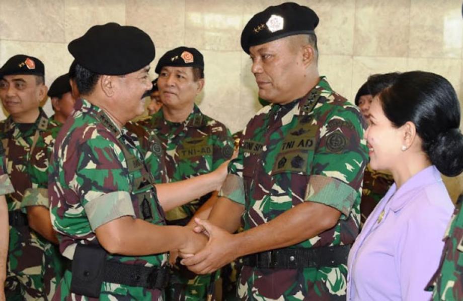 35 Pati TNI Naik Pangkat