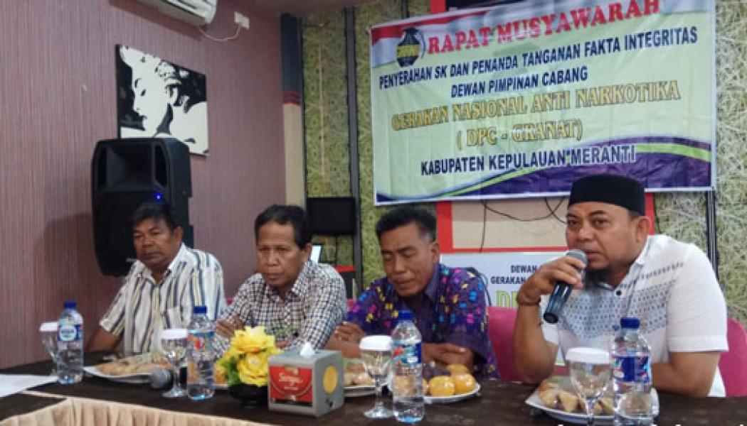 DPC Granat Meranti Gelar Musyawarah Penyerahan SK dan Penandatanganan Pakta Integritas