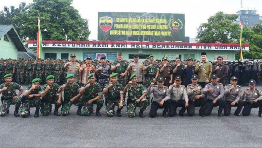 Danrem 031 Wirabima Tutup Latihan Simulasi Pengamanan Pemilu