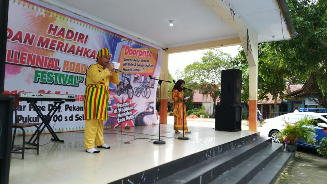 Demam Millennial Road Safety Festival 2019 Semarakkan Sekolah-sekolah di Pekanbaru