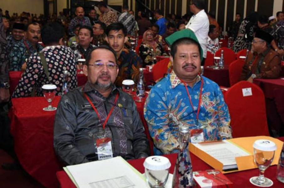 Dibuka Menko Polhukam, Bupati Amril Hadiri Rakornas Pemantapan Pemilu Serentak 2019 di Batam