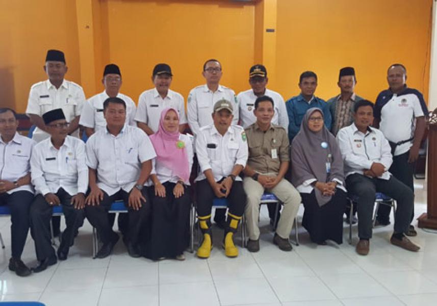 Diskes Bengkalis Sosialisasi ke Sekolah Terpapar Asap