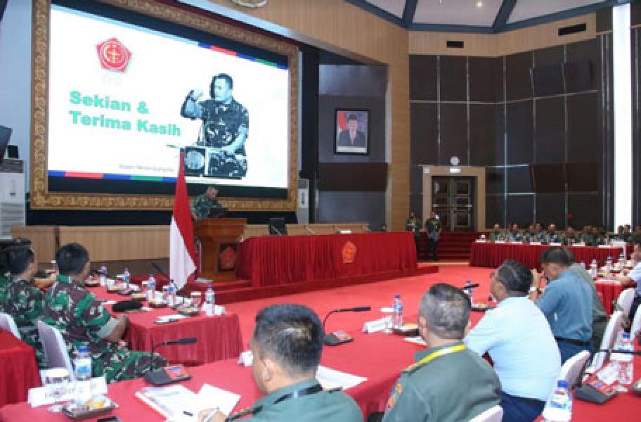 Kasum TNI: Insan Penerangan TNI Dituntut Menangkan Persepsi Legitimasi Kepercayaan Publik