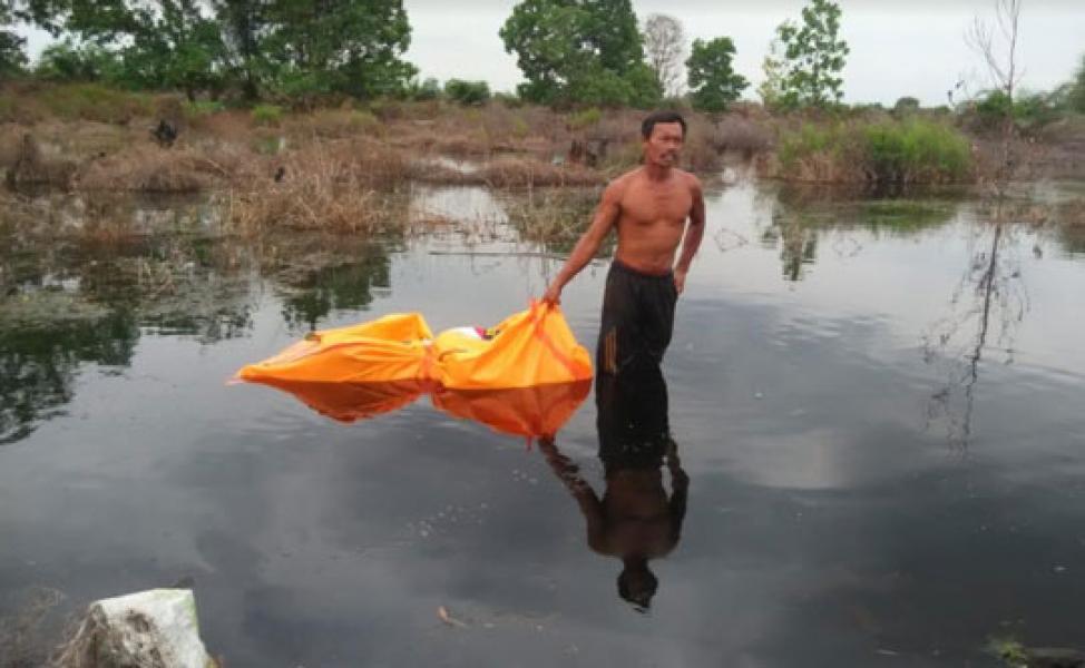 Menghilang 6 Hari, Jasad Lelaki Tua Ditemukan Mengambang di Areal Kebun Sawit