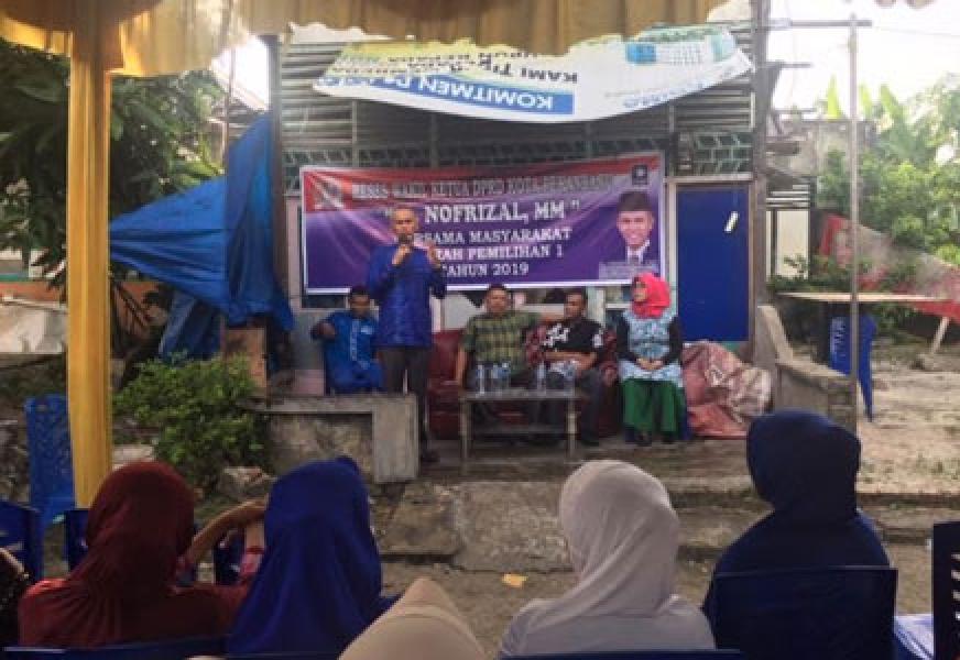 Nofrizal Reses di Tanah Datar, Data Kependudukan Masih Jadi Persoalan