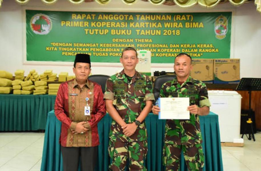 Primkop Kartika Wira Bima Gelar RAT Tutup Buku Tahun 2018