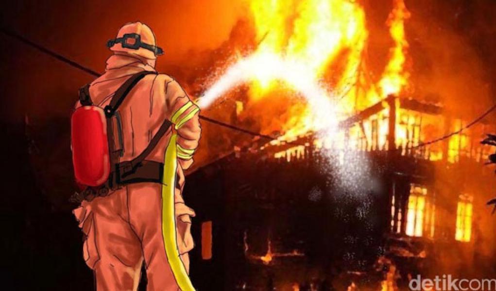 Rumah Ketua DPR Kebakaran Karena Korsleting Listrik