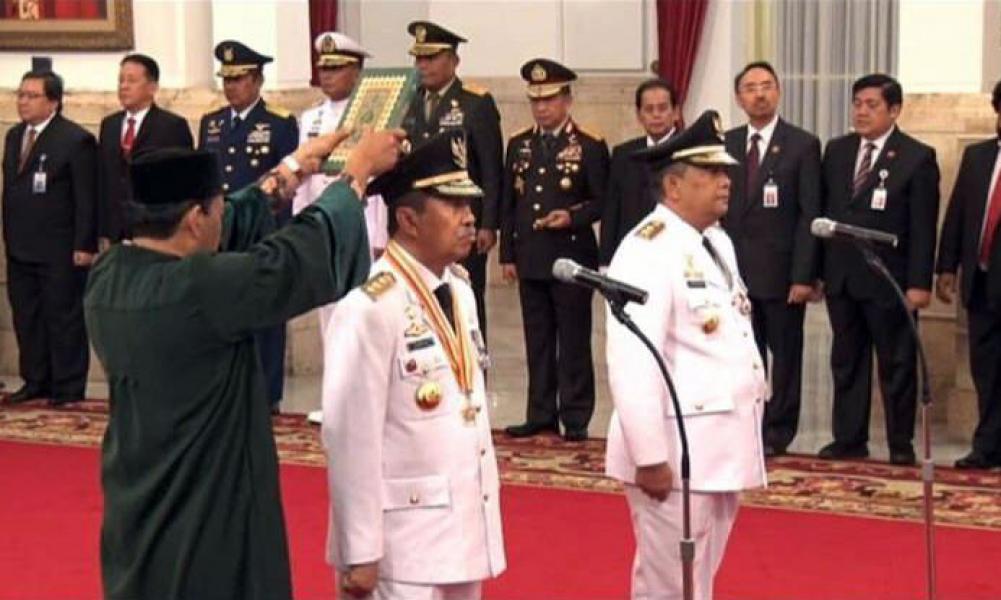 Syamsuar Bupati Berprestasi Resmi Dilantik Sebagai Gubernur Riau