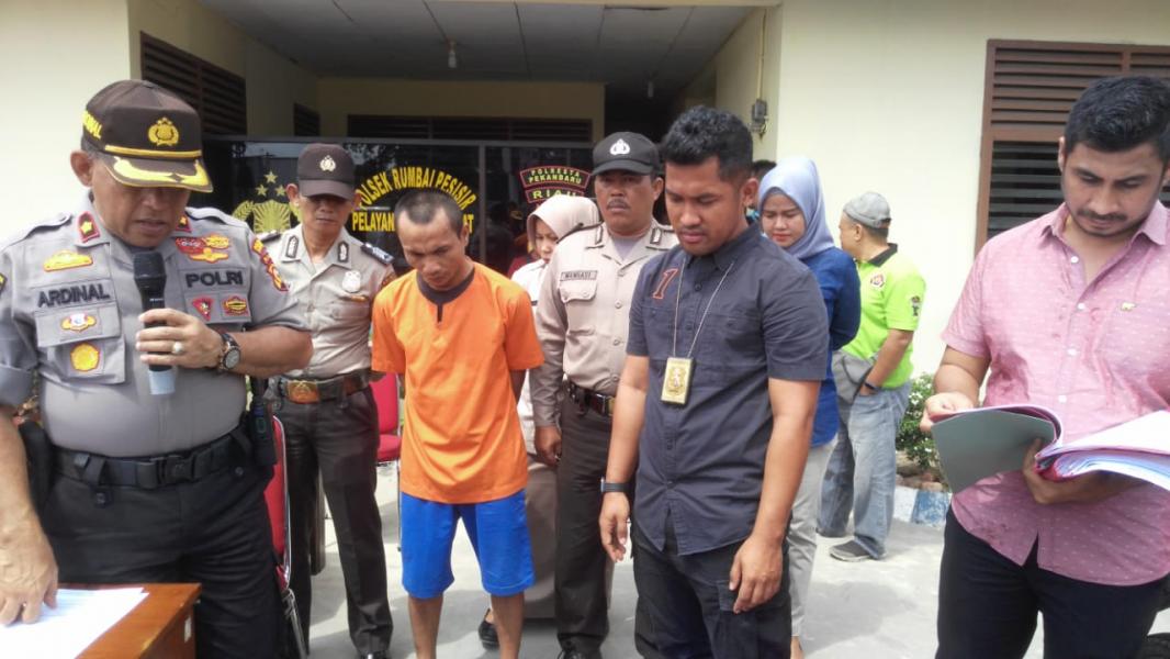 Ancam Gunakan Pisau, Residivis Curat Cabuli Bocah Disemak