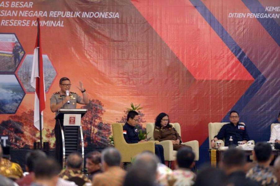 Atasi Karhutla, Polda Riau Kirim 50 Personel Brimob Ke Pulau Rangsang