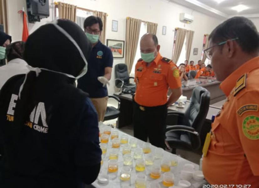 BNNP Riau Tes Urine Pegawai Basarnas Pekanbaru