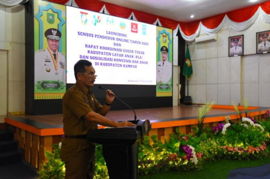 Bupati Kampar Launching SPO & Rakor KLA