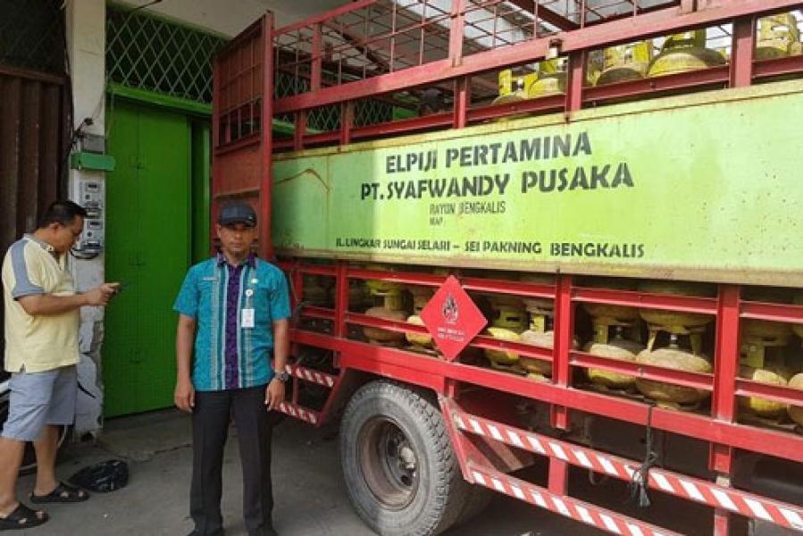Disperindag Bengkalis Temukan Distribusi Elpiji 3 Kg Tidak Tepat Sasaran