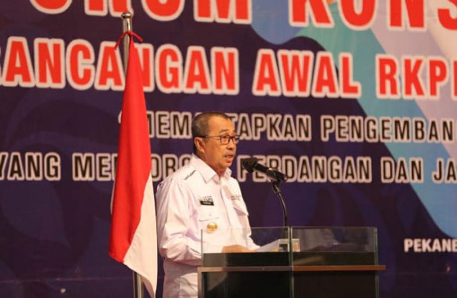 Gubri Paparkan Lima Prioritas Pembangunan Riau di Forum Konsultasi Publik