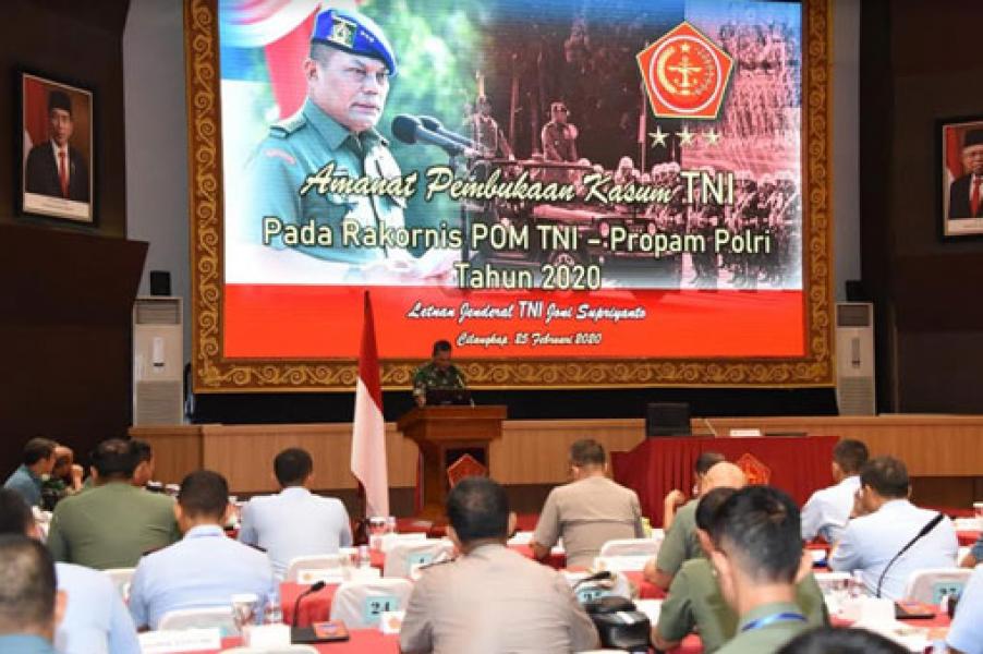 Kasum TNI: TNI Bekerja Sesuai Visi Misi Kenegaraan dan Pemerintah