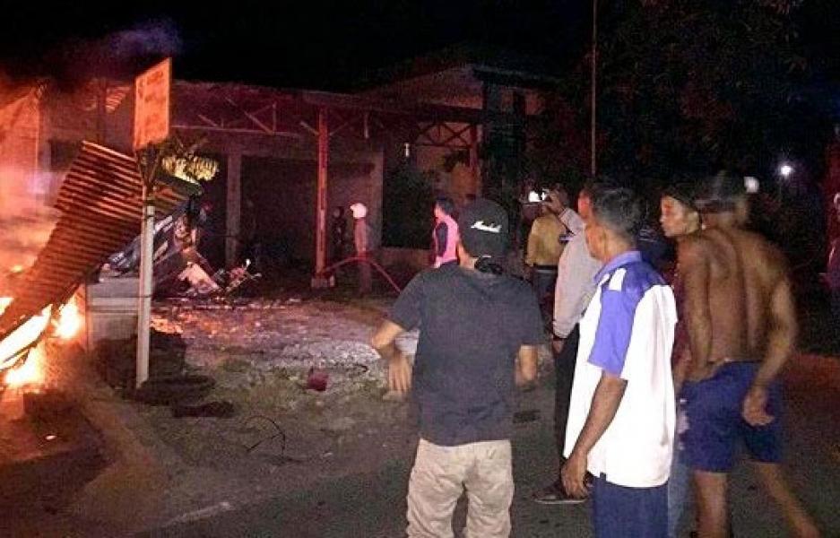 Kebakaran Hanguskan Dua Unit Rumah di Desa Tandun Rohul