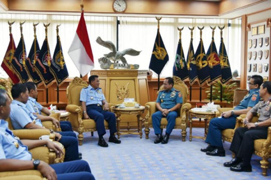 Kepala Bakamla RI Courtesy Call  Ke Mabes TNI AU