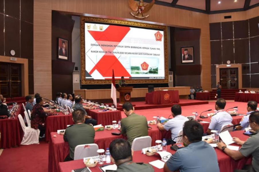 Kepala Staf Umum TNI Buka Rakor Komlek TNI 2020