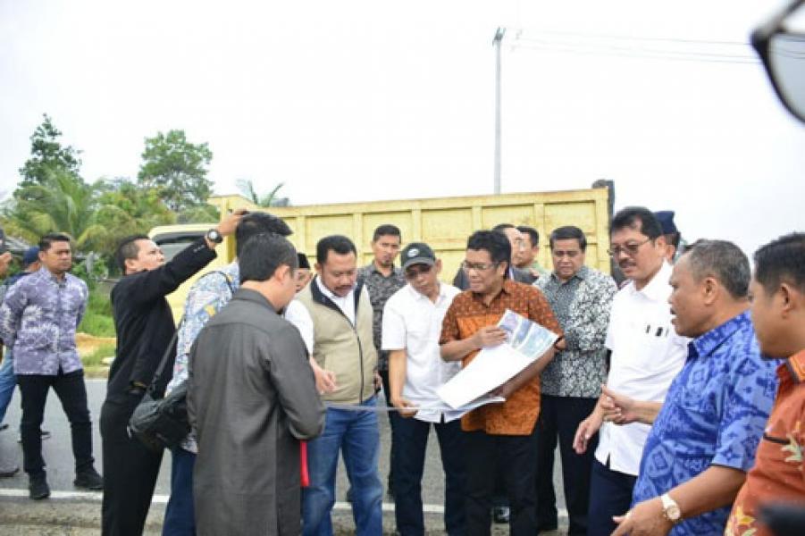 Komisi V DPR RI Tinjau Pembangunan Jalan Tol Pekanbaru-Bangkinang