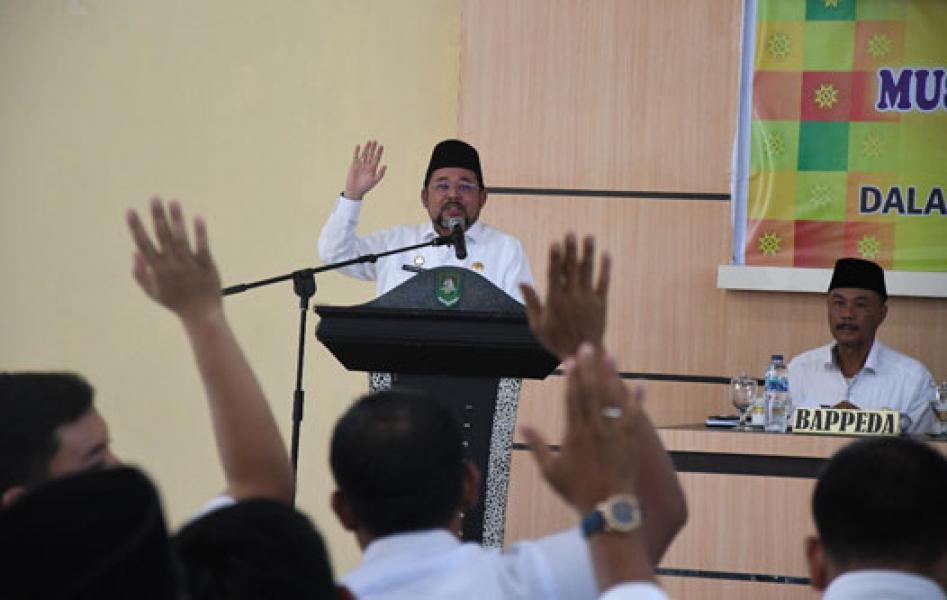Musrenbang Kecamatan Bukit Batu Tahun 2020 Fokus pada Enam Sektor Utama