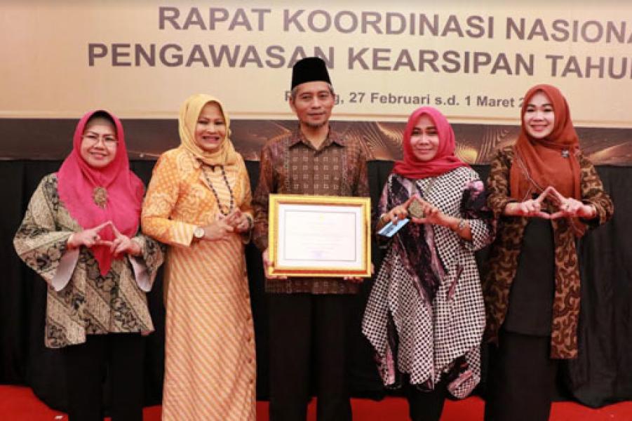 Pemko Pekanbaru Raih Penghargaan Bidang  Kearsipan Tingkat Masional