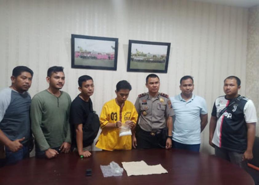 Polsek Bangko Ringkus Pemilik 1 ons Sabu