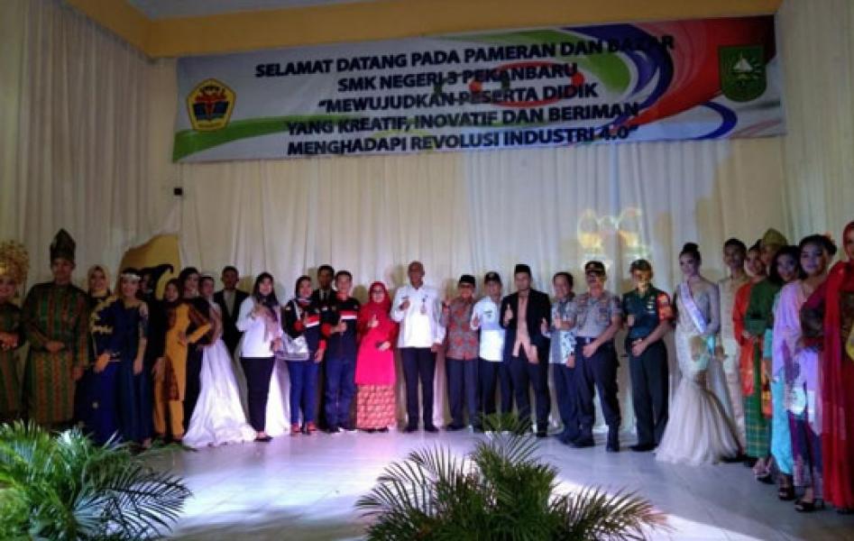 SMK 3 Pekanbaru Harus Bisa Berdaya Saing Tinggi