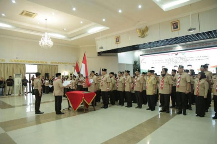 Sekjen Kwarnas Lantik Mabida dan Kwarda Riau Masa Bakti 2019-2024