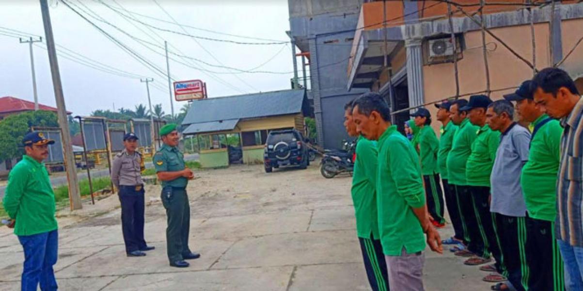 Sinergitas TNI-POLRI Sosialisasikan Karhutla