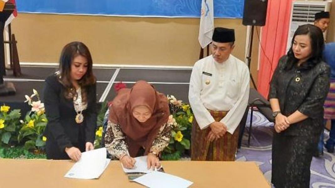 Teken MoA, JCI Riau Jalin Kerjasama Dengan Fakultas Ekonomi Bisnis Unri
