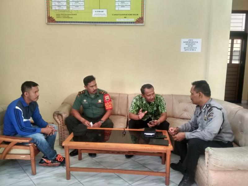 Utamakan Koordinasi Mewujudkan Kenyamanan Masyarakat,� Danpos Bersama Bhabinkamtibmas Komsos di Kecamatan