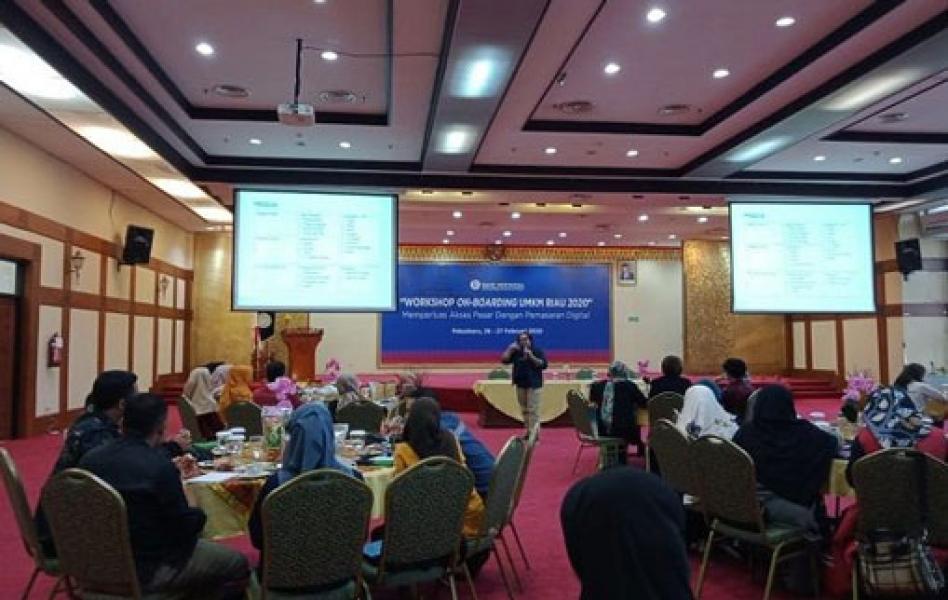 Workshop Onboarding 2020 Diikuti UMKM Riau