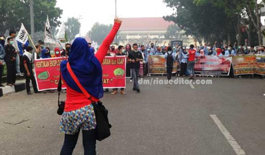 Aksi Damai Rakyat Riau Melawan ASAP