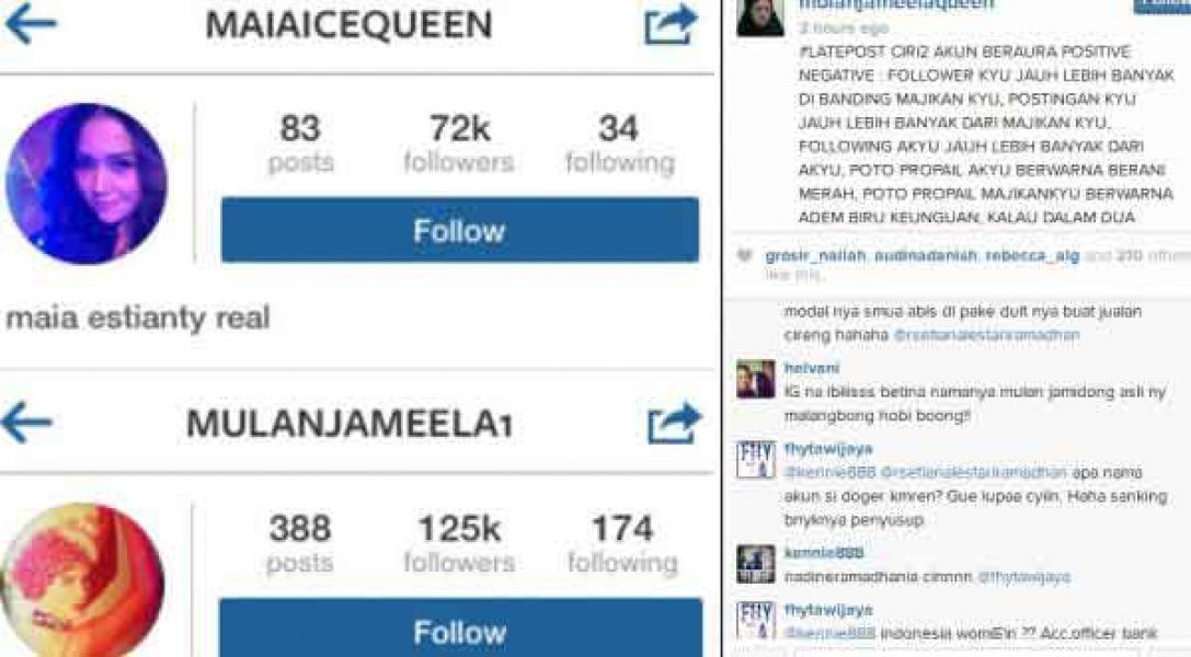 Akun Haters Mulan Jameela Makin Menjamur