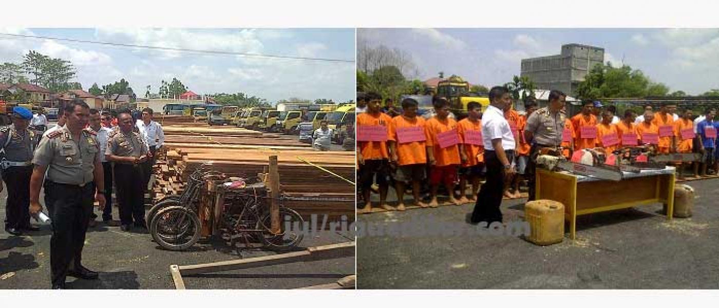 Ekspose Tersangka Ilog, Perambah dan Pembakaran Hutan