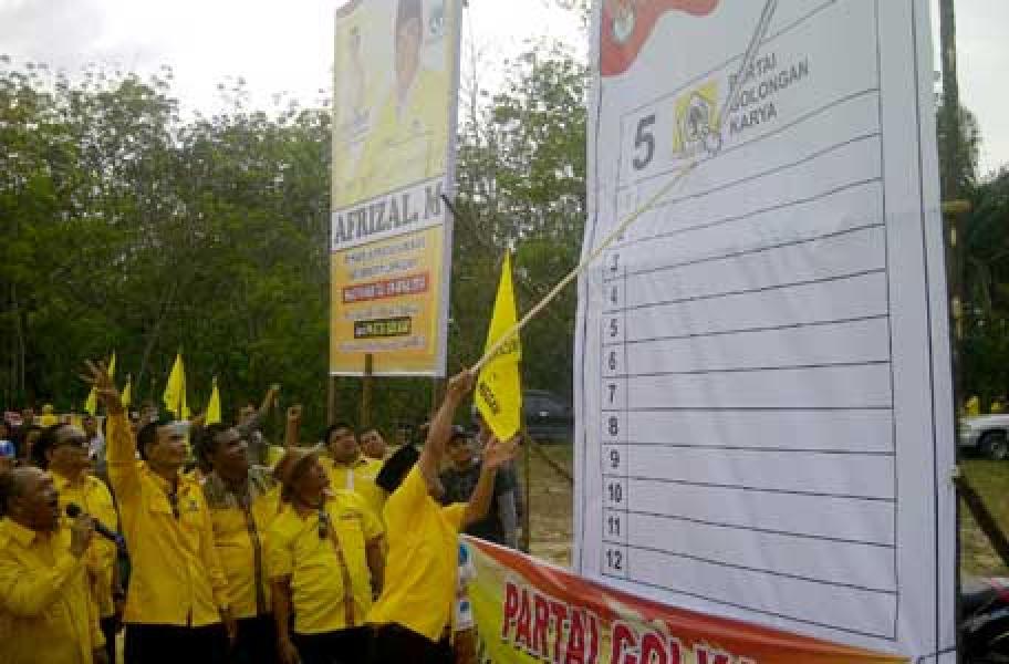 Kampanye Perdana Partai Golkar Pelalawan