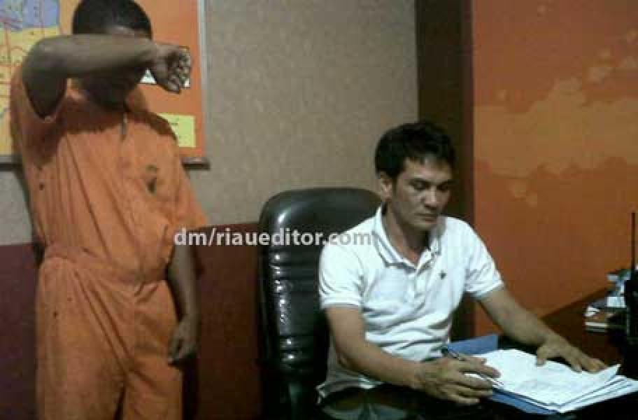 Pelaku Ranmor Ditangkap Tengah Asyik Tertidur di Rumahnya