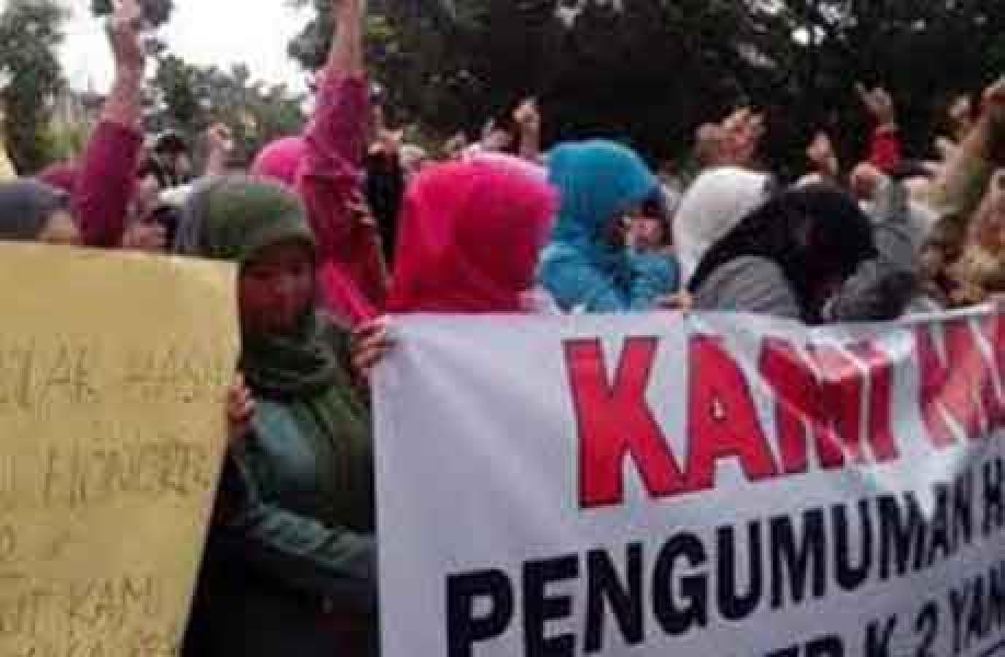 Tak Lulus, Honorer K2 Ramai-ramai ke BKPP
