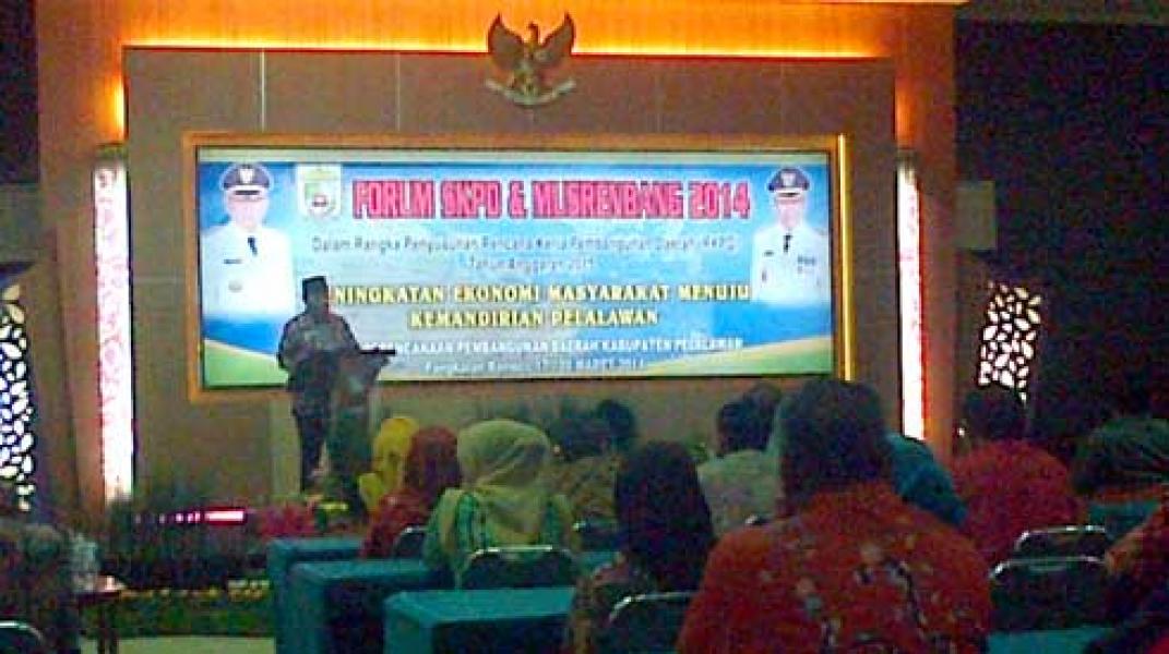 Wabup Tutup Musrenbang RKPD Pelalawan tahun 2015