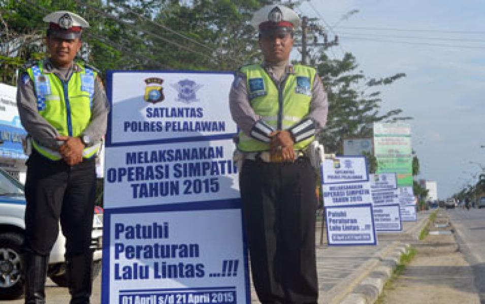 1 April, Polres Pelalawan Akan Gelar Operasi Simpatik