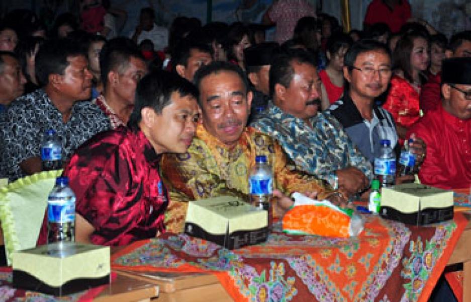Bupati Hadiri Perayaan Cap Go Meh di Kelenteng Shi Wi King, Duri