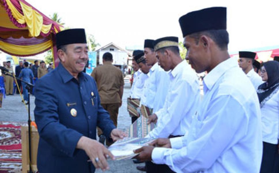 Bupati Herliyan Akan Menindak Tegas Siapa Saja Memungut Biaya Raskin