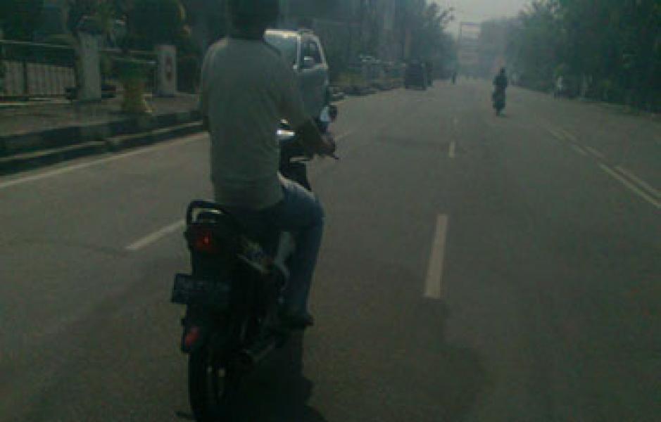 Kabut Asap Landa Pulau Bengkalis