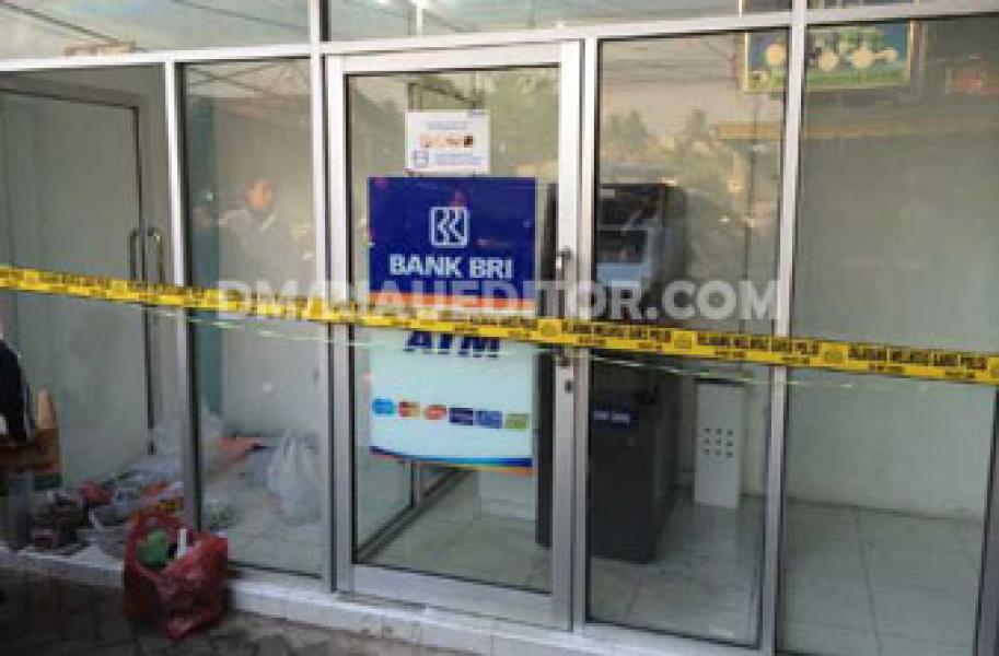 Kawanan Rampok Gagal Bobol ATM BRI Jalan Utama