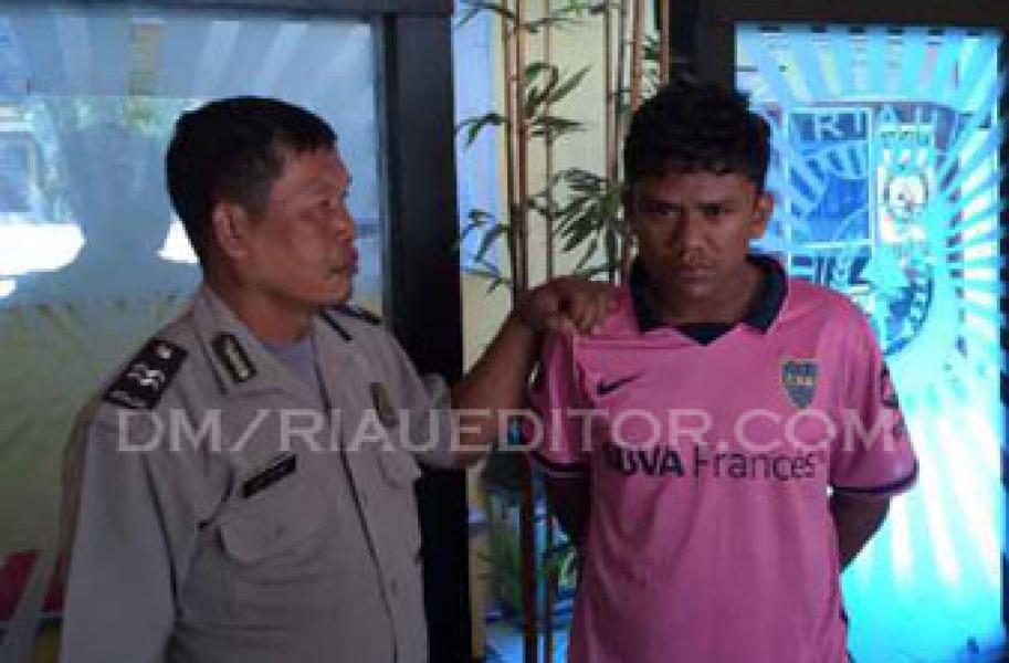 Kehabisan Bensin, Jambret Sial Dihajar Massa